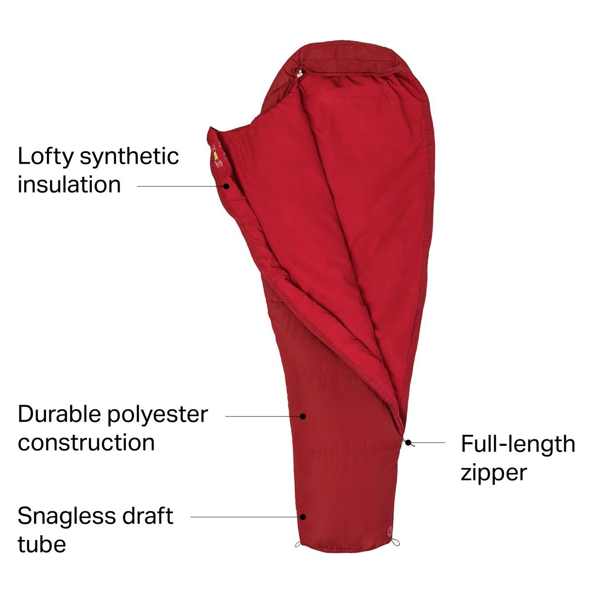 Cheap ⭐ Marmot NanoWave 45 Sleeping Bag: 45F Synthetic ✔️ 2 Cheap ⭐ Marmot NanoWave 45 Sleeping Bag: 45F Synthetic ✔️ - Image 2