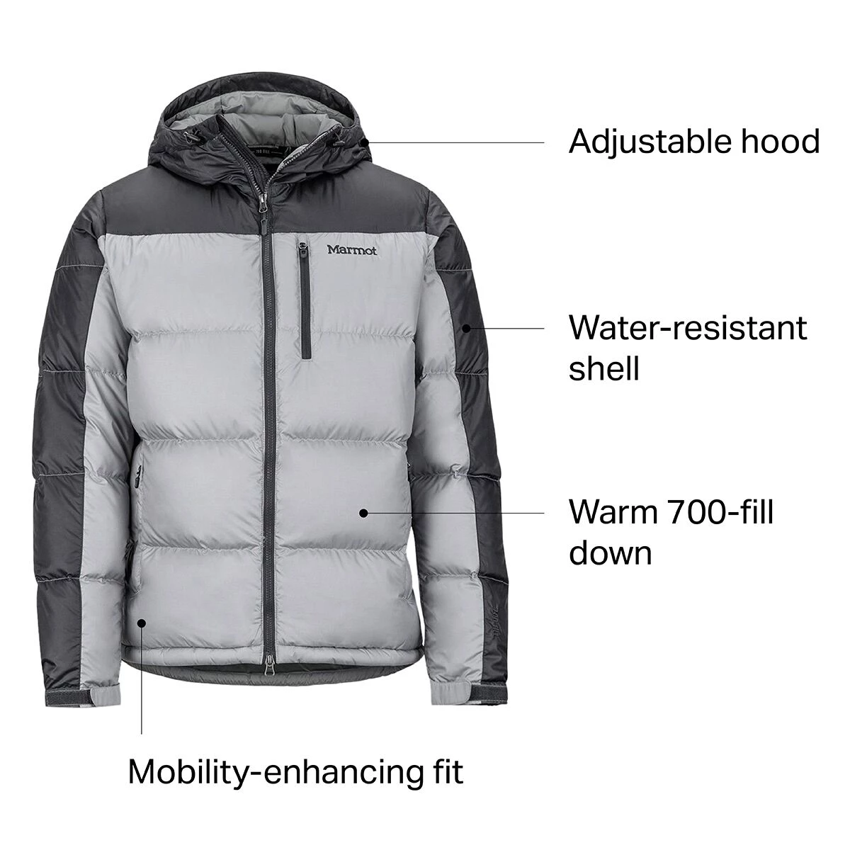 Hot Sale ✨ Marmot Guides Down Hooded Jacket Men's 🔥 8 Hot Sale ✨ Marmot Guides Down Hooded Jacket Men's 🔥 - Image 8