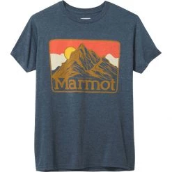 Cheap 🤩 Marmot Mountain Peaks Short Sleeve T Shirt Men's 😀 -Cheap Marmot Shop NAVHEA 1