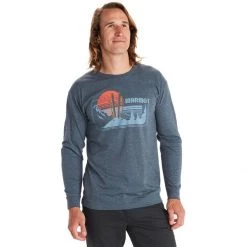 Promo 🤩 Marmot Freestyle Long Sleeve T Shirt Men's 🎁 -Cheap Marmot Shop NAVHEA D3 1