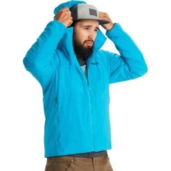 Best reviews of 🌟 Marmot WarmCube Novus Hooded Jacket Men's ✔️ -Cheap Marmot Shop SAXBLU
