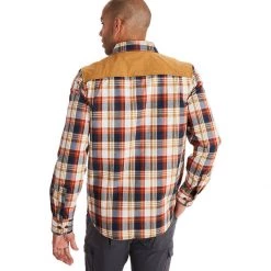 Promo ⭐ Marmot Needle Peak Midweight Flannel Long Sleeve Shirt Men's 🔔 -Cheap Marmot Shop SCO D1 5