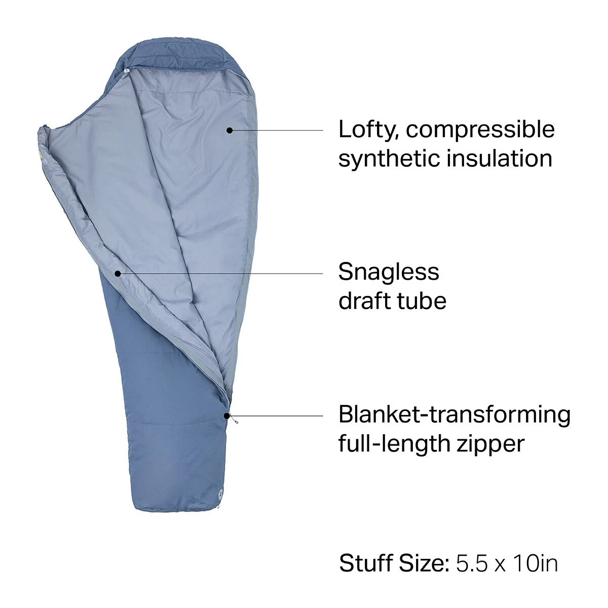 Hot Sale ✔️ Marmot NanoWave 55 Sleeping Bag: 55F Synthetic ⌛ 2 Hot Sale ✔️ Marmot NanoWave 55 Sleeping Bag: 55F Synthetic ⌛ - Image 2