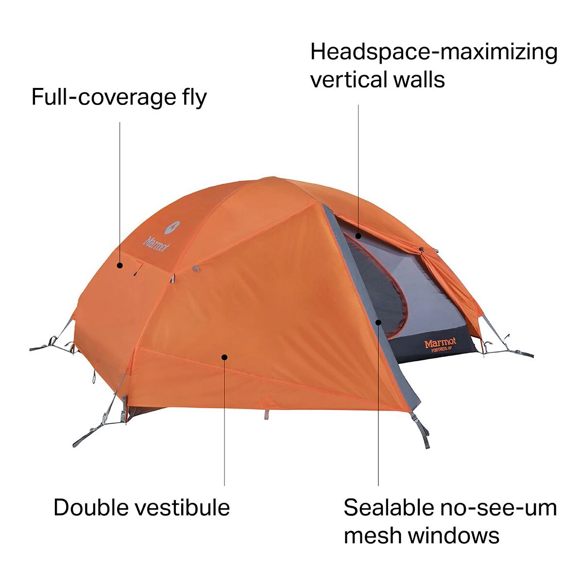 Budget ✔️ Marmot Fortress Tent: 2 Person 3 Season 🌟 2 Budget ✔️ Marmot Fortress Tent: 2 Person 3 Season 🌟 - Image 2